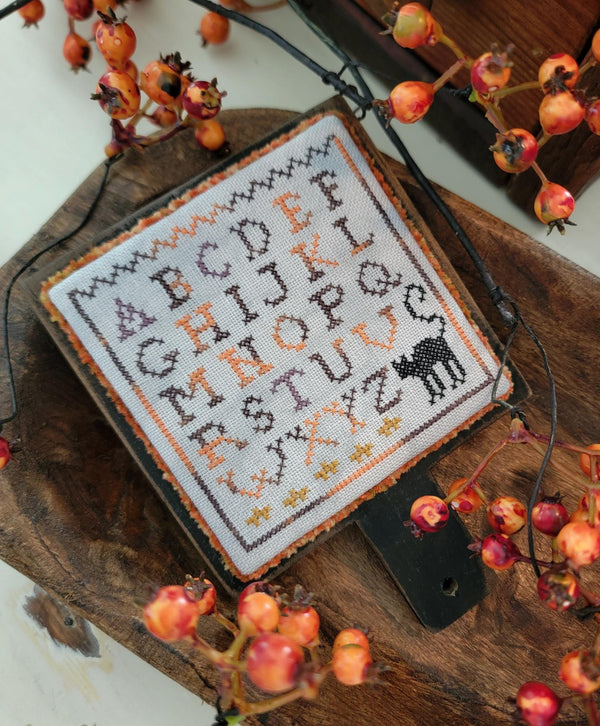 Holiday Hornbook Series: Halloween Hornbook Cross Stitch by Thread Milk Designs - Paper Pattern