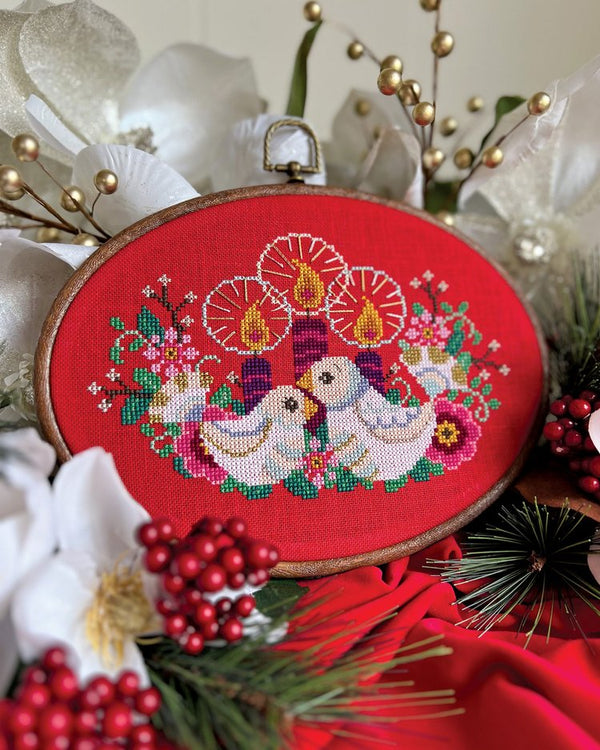 Holiday Glow Cross Stitch by Satsuma Street - Paper Pattern