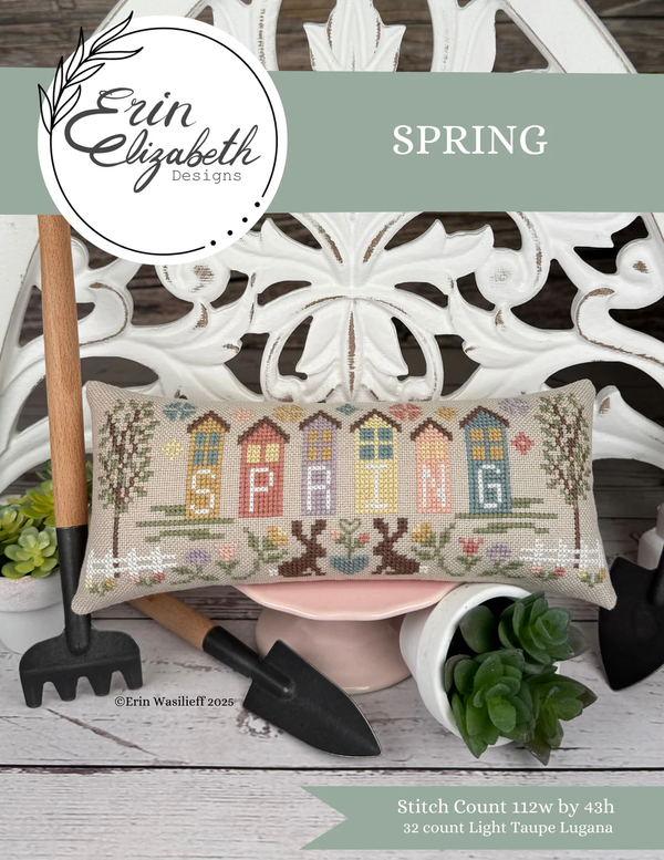 Spring Cross Stitch by Erin Elizabeth - Paper Pattern