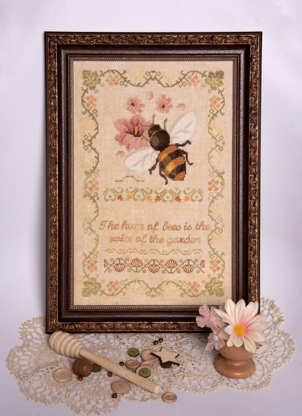 The Voice of the Garden Cross Stitch by Samplers and Primitives - Paper Pattern