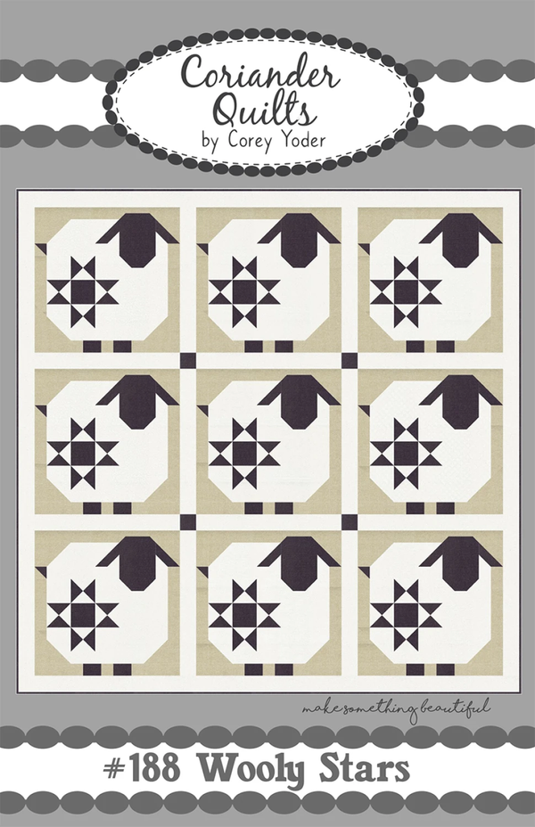 Wooly Stars Quilt Pattern by Corey Yoder - Paper Pattern