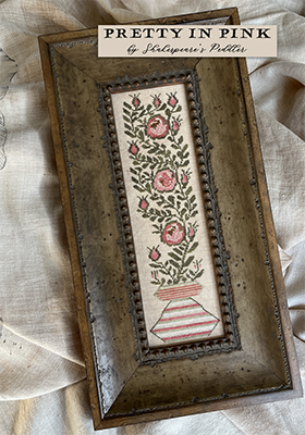 Pretty in Pink Cross Stitch by Shakespeare's Peddler - Paper Pattern