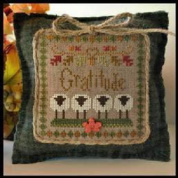 Little Sheep Virtues 11-Gratitude by Little House Needleworks - PAPER Pattern