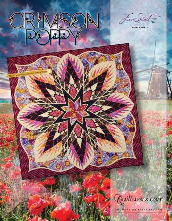 CRIMSON POPPY - QUILTWORX.COM