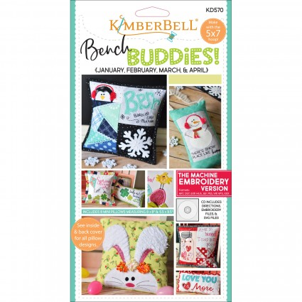 Bench Buddies: January ~ April (Embroidery CD) by Kimberbell