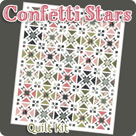 Confetti Stars Quilt KitFeaturing Bellissimo Gardens by My Mind's Eye