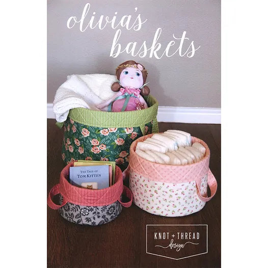 Olivia's Baskets - Paper Pattern English
