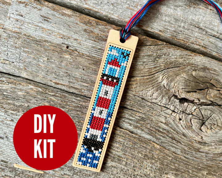 Lighthouse Bookmark Ornament Cross Stitch Kit from Canadian Stitchery
