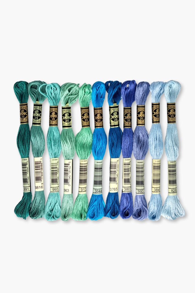 DMC Mouliné Spécial 117 – Magic Fountain Set – 11 Embroidery Skeins
