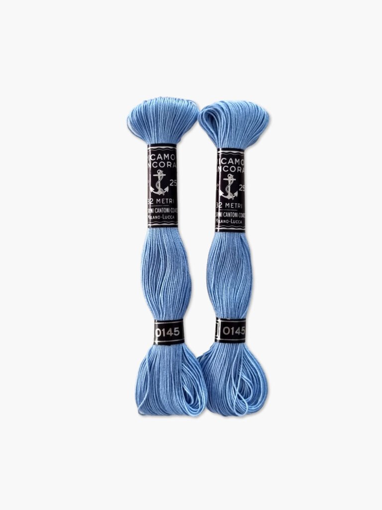 Cucirini Cantoni Coats “Ancora” 0145 Deep Blue – 6 Skeins – Mercerised Cotton