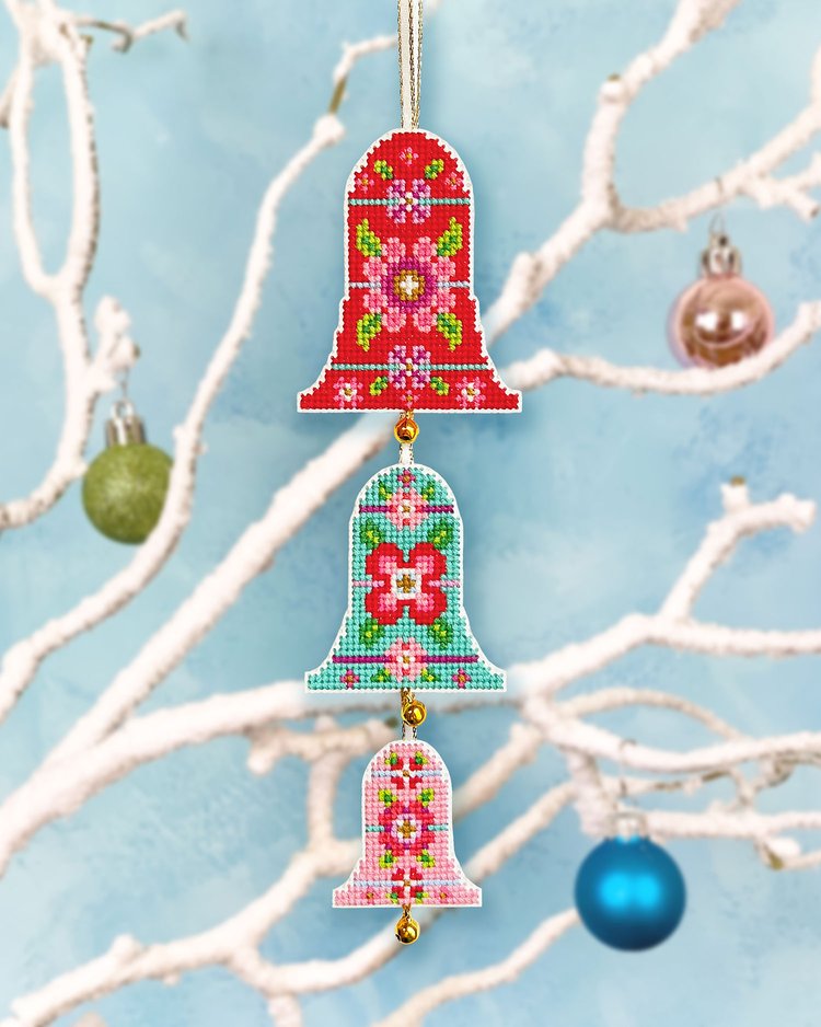 Merrily They Ring Cross Stitch Kit by Satsuma Street