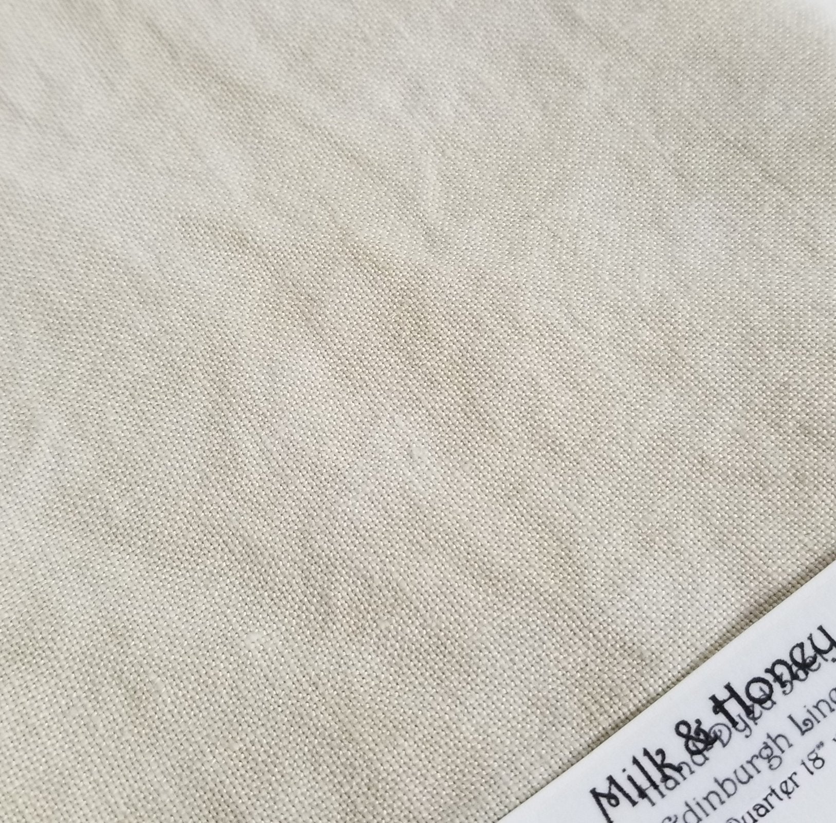 Milk and Honey 36 Count 46cm x 63.5cm Cross Stitch Linen Fiber on a Whim
