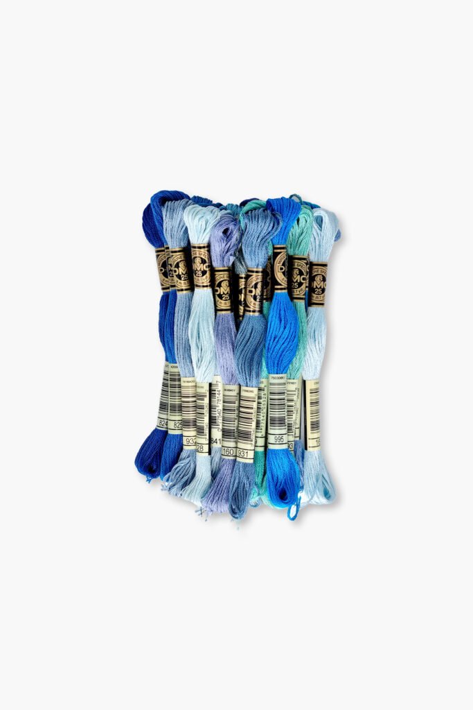 DMC Mouliné Spécial 117 – Lot surprise Bleu 1 – 22 pelotes