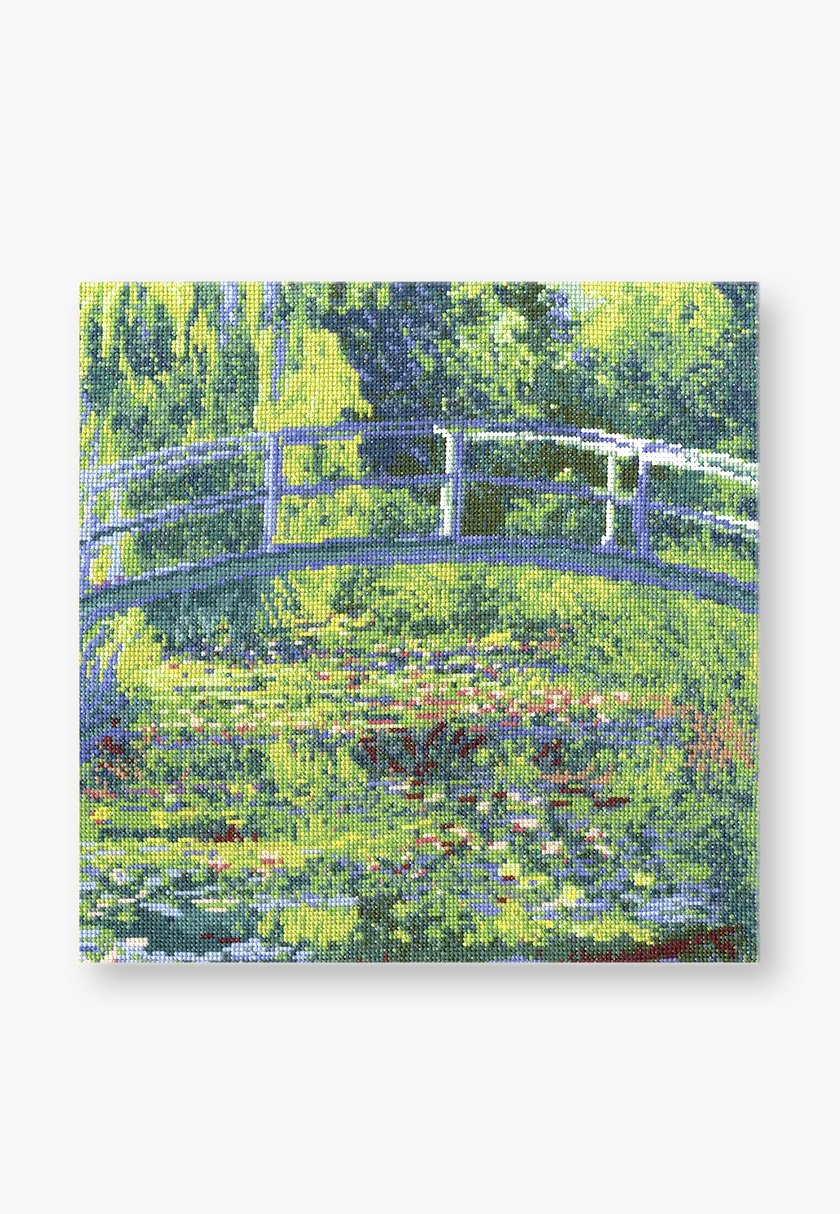 DMC – The Water-Lily Pond Cross Stitch Kit by Claude Monet – Expert