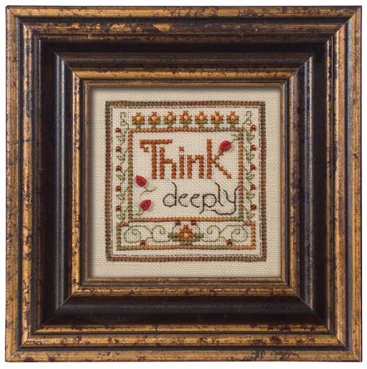 Think Deeply - June - Cross Stitch Chart PM001