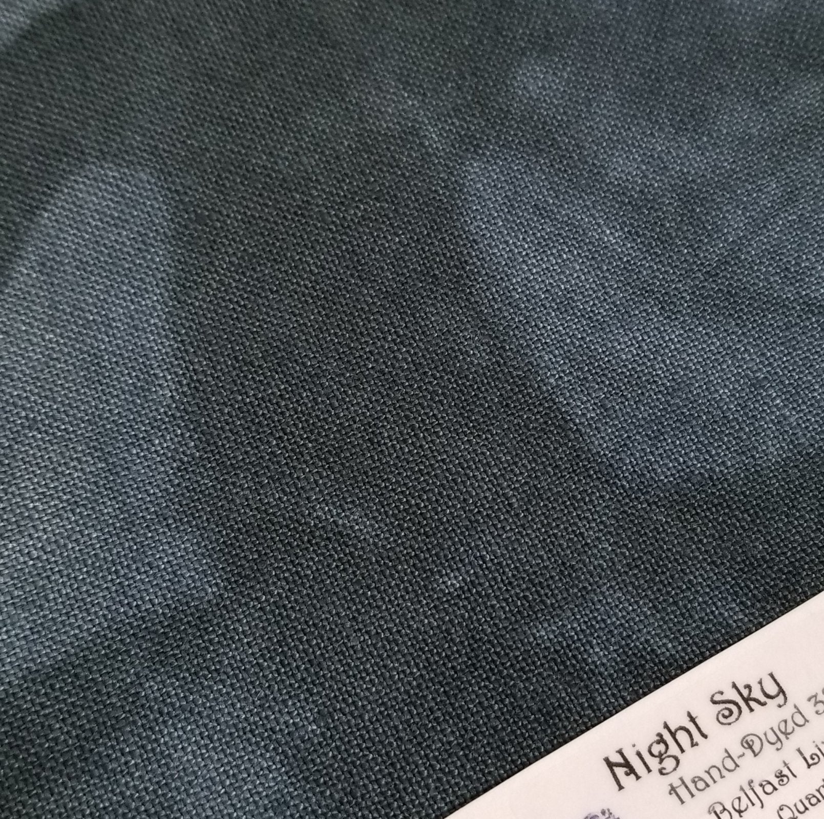 Night Sky 32 Count 46cm x 70cm Cross Stitch Linen Fiber on a Whim