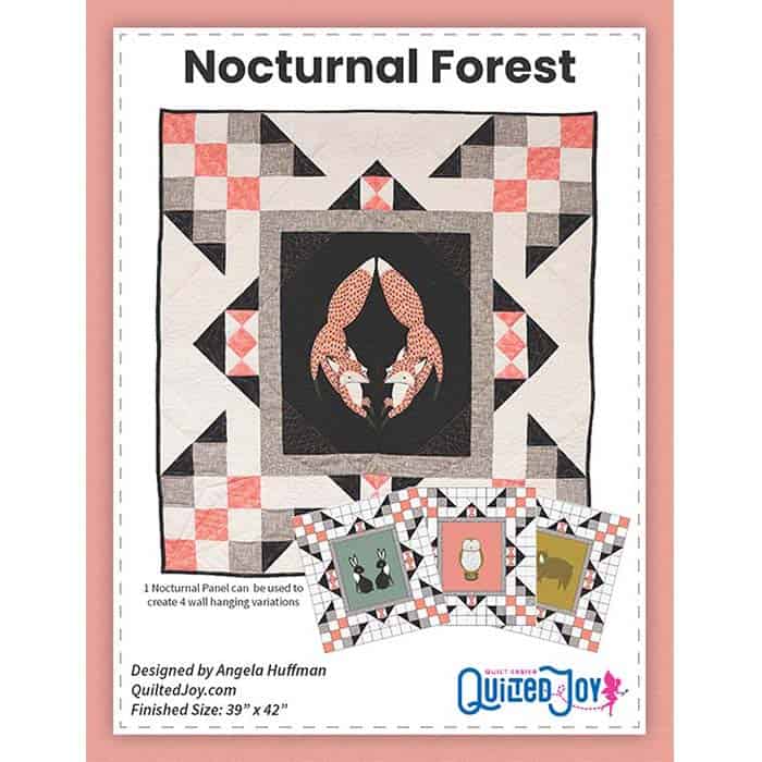 Quilt Fairy Patterns: Nocturnal Forest Quilt Pattern PDF Digital File