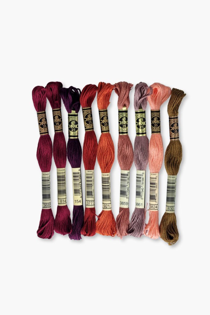 DMC Mouliné Spécial 117 – Nomad’s Sunset Set – 9 Embroidery Skeins