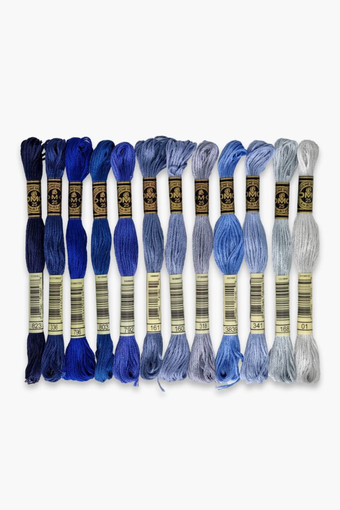 DMC Mouliné Spécial 117 – Ocean Waves Set – 12 Embroidery Skeins