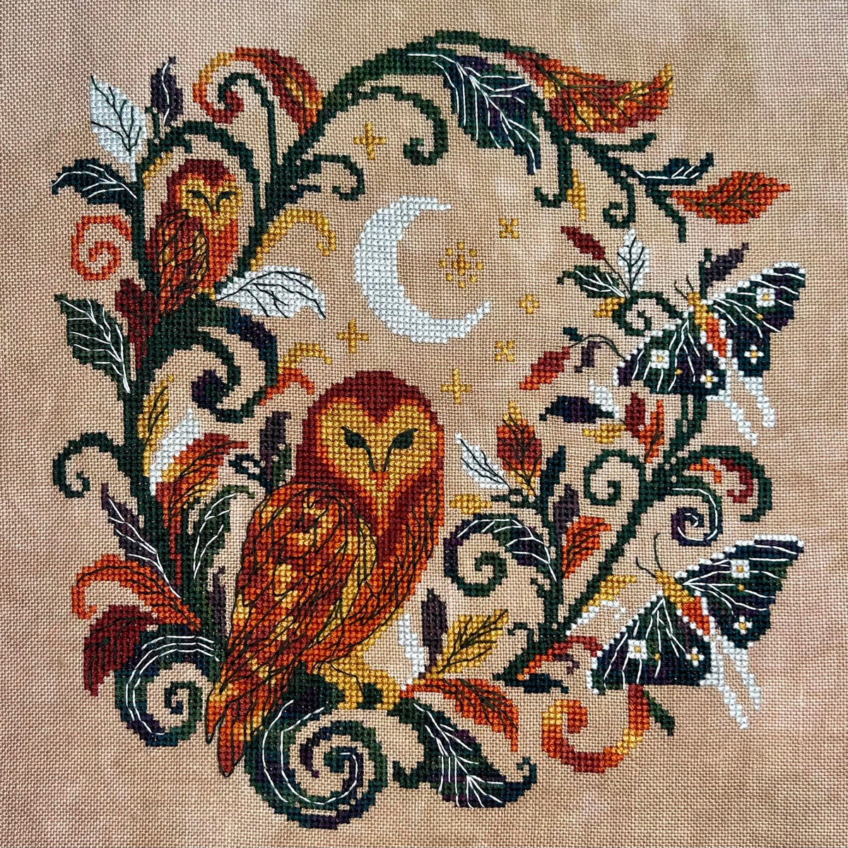 Mystical Owls by The Stitchin' Kitten Designs