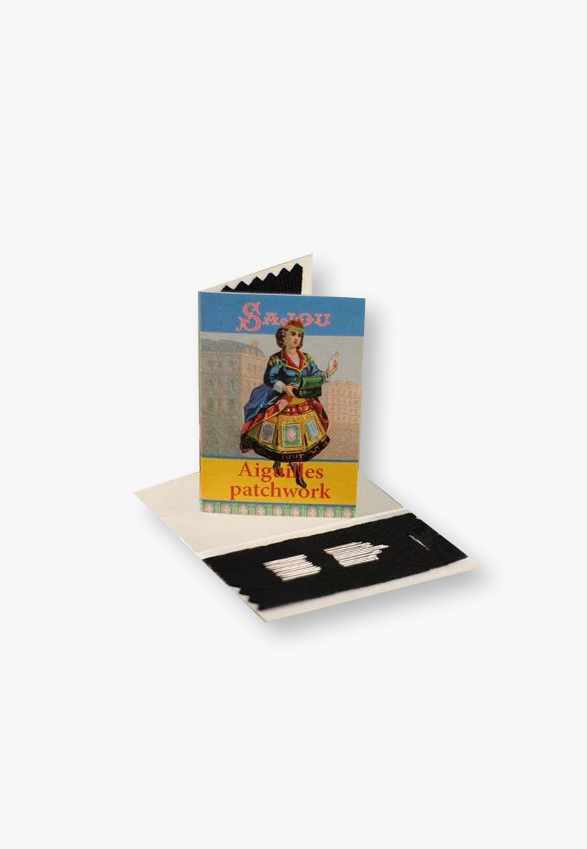 Maison Sajou – 20 Patchwork Needles, Size 10, Stamp Seller Booklet