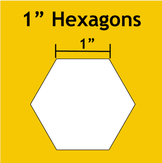 Hexagon 1" - Paper for English Paper Piecing (Small Pack)
