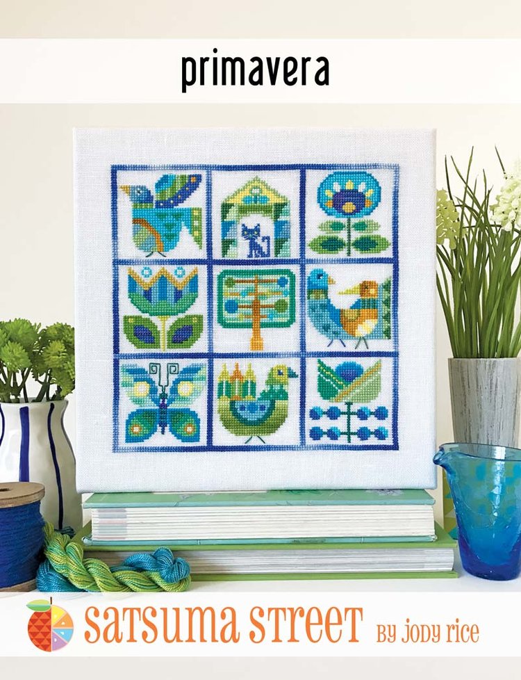 Primavera Cross Stitch Pattern by Satsuma Street