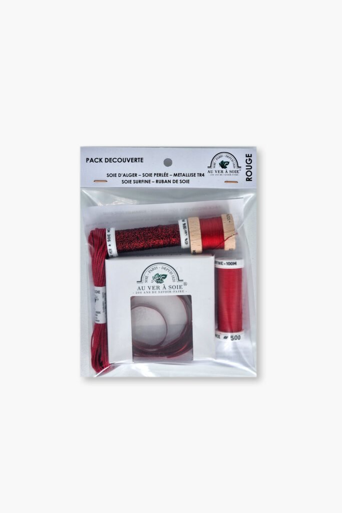 Au Ver à Soie Discovery Pack – Palette Rouge – Set di fili misti