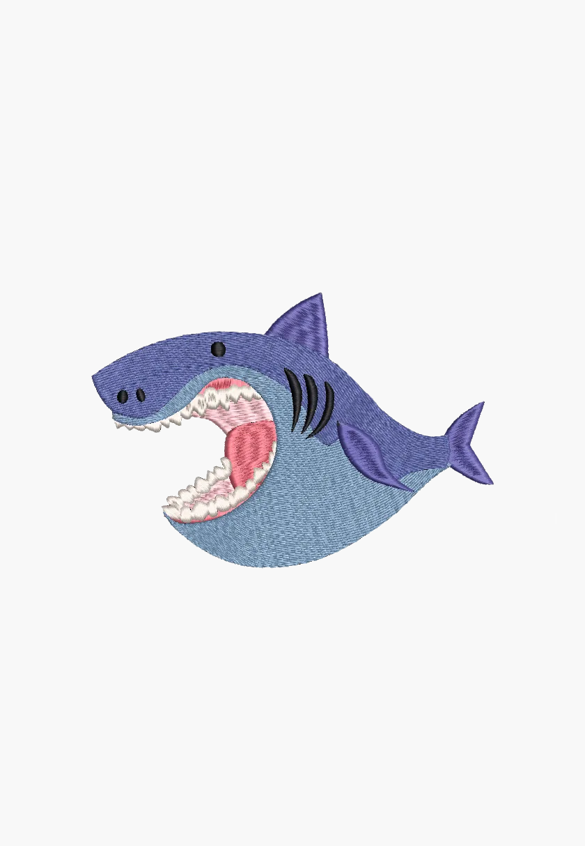 SHARK – Machine Embroidery Design – Instant Download