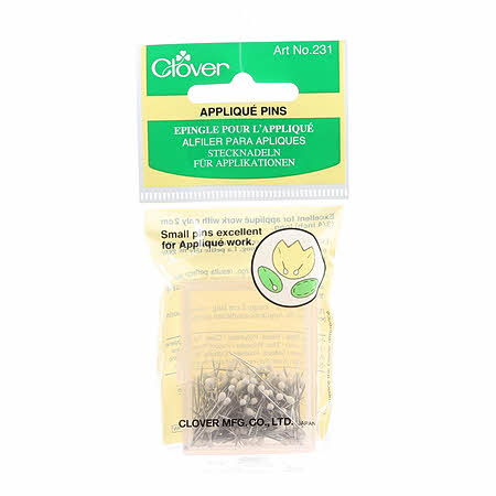 Applique Glass Head Pins - 150 Count