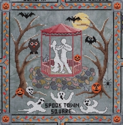 Spook Town Square Part One of Four - Cross Stitch Chart