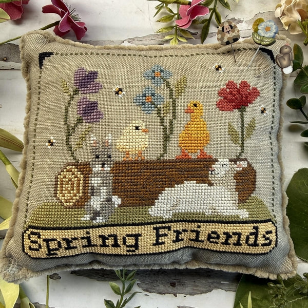 Spring Friends Cross Stitch by Puntini Puntini - Paper Pattern
