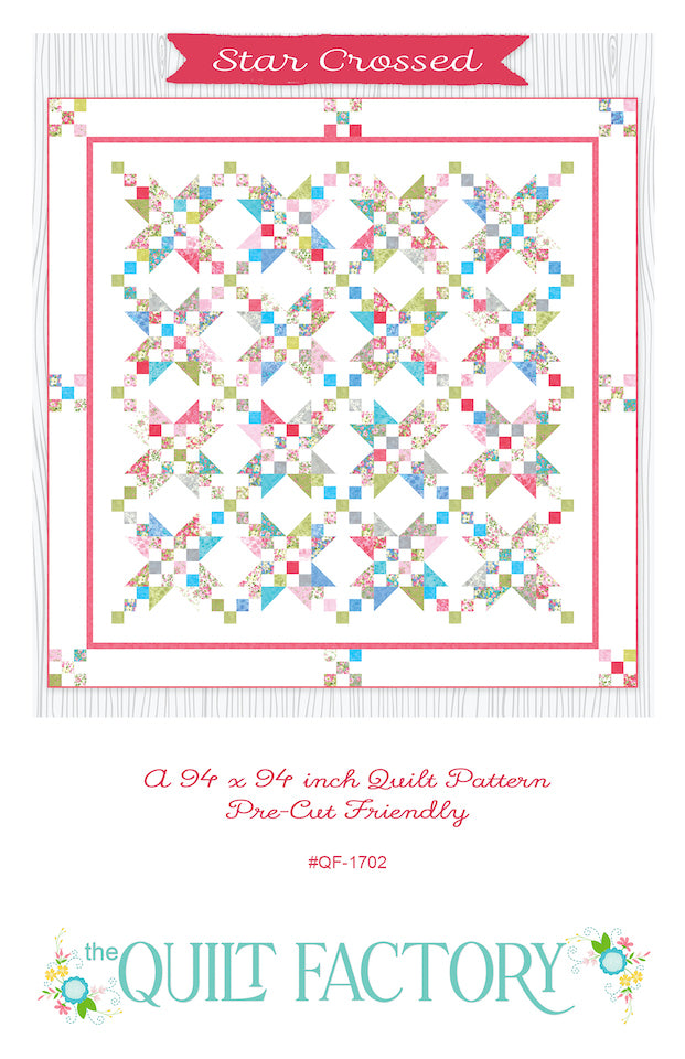 Downloadable Star Crossed Quilt Pattern