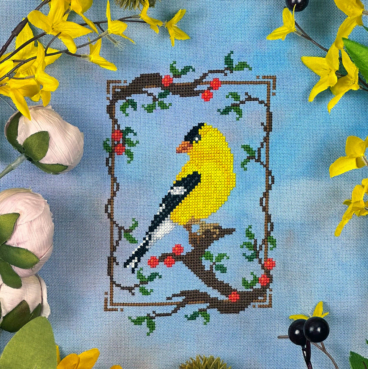 Summer Goldfinch | The Stitch Crypt