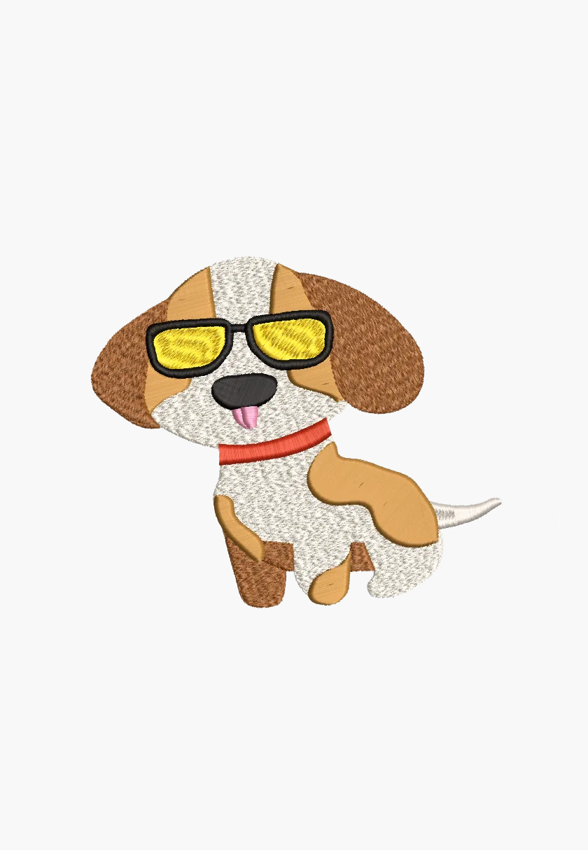 SUNGLASSES – Machine Embroidery Design – Instant Download