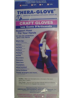 Thera-Glove Hand and Wrist Support Gloves - Large