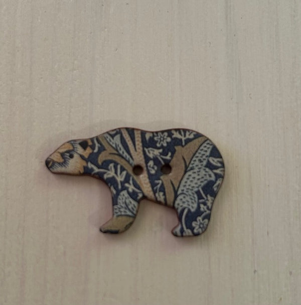 Stockwell Ceramics Button 46 Bear
