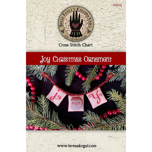 Joy Christmas Ornament by Teresa Kogut