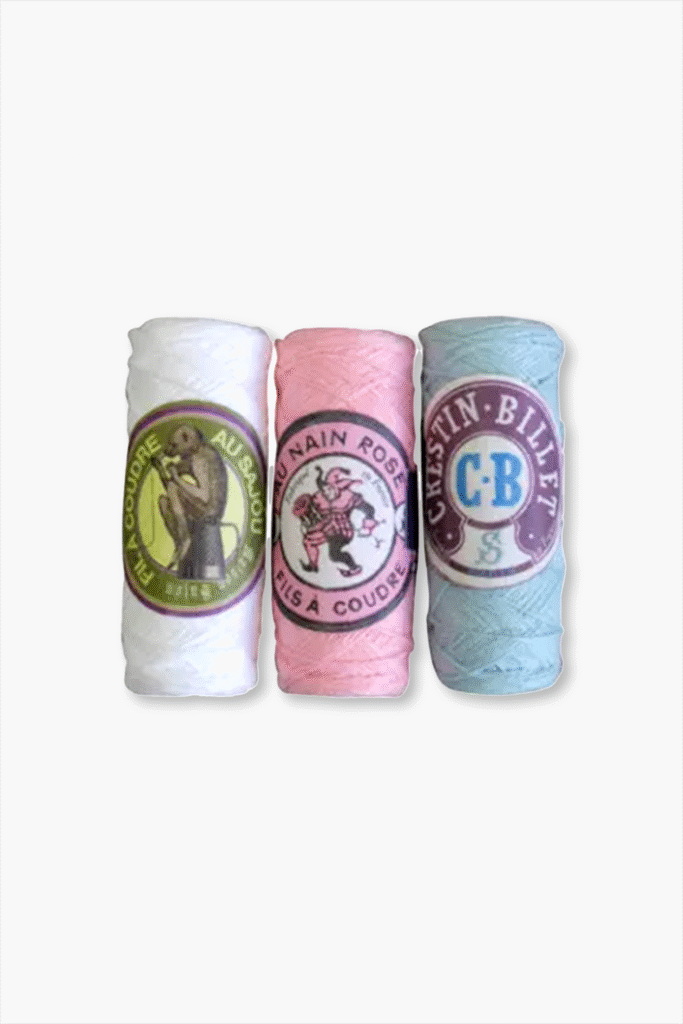 Maison Sajou – Cotton Tacking Thread – 3 Kokons – Sortiment 01