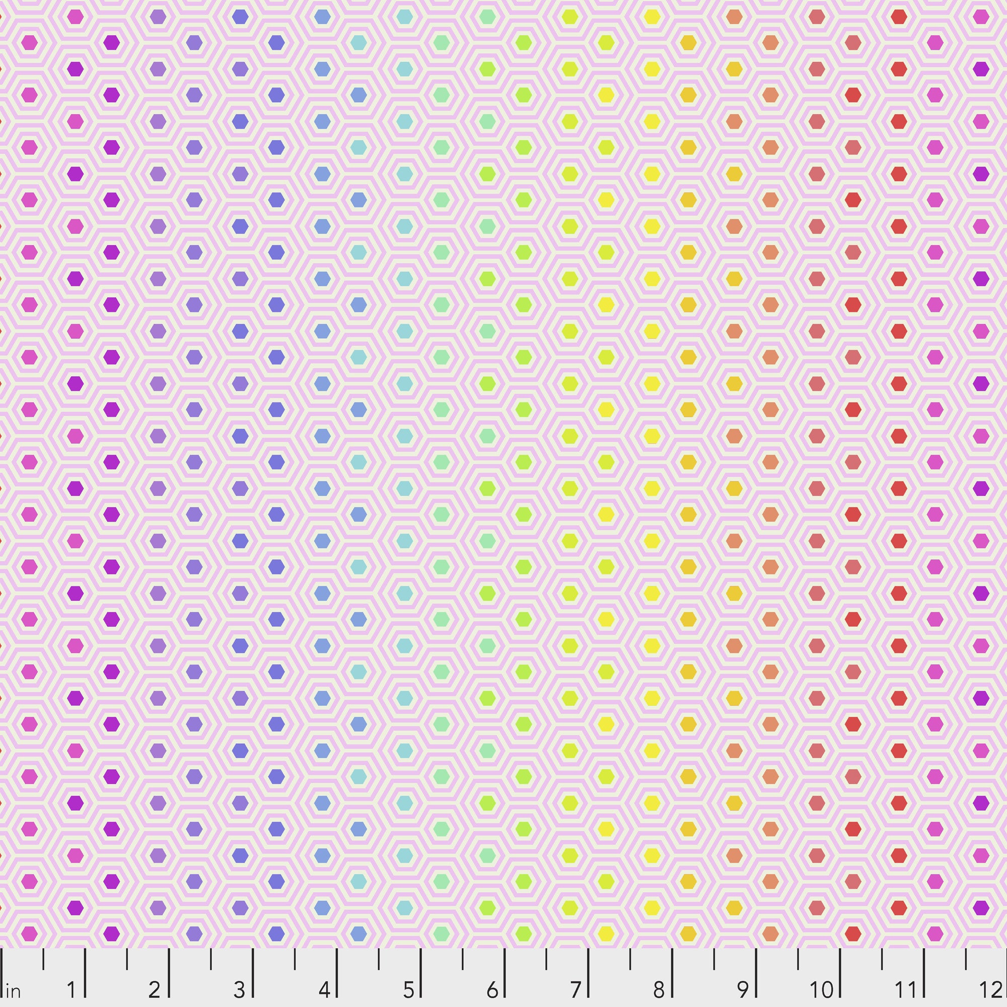 Tula's True Colors PWTP151.SHELL Hexy Rainbow