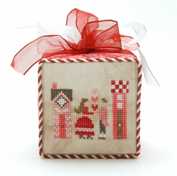 Big-Hearted Frill Cross Stitch by Heart in Hand - Paper Pattern