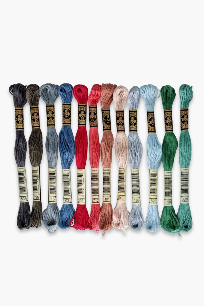 DMC Mouliné Spécial 117 – Coffret Urban – 12 écheveaux de broderie