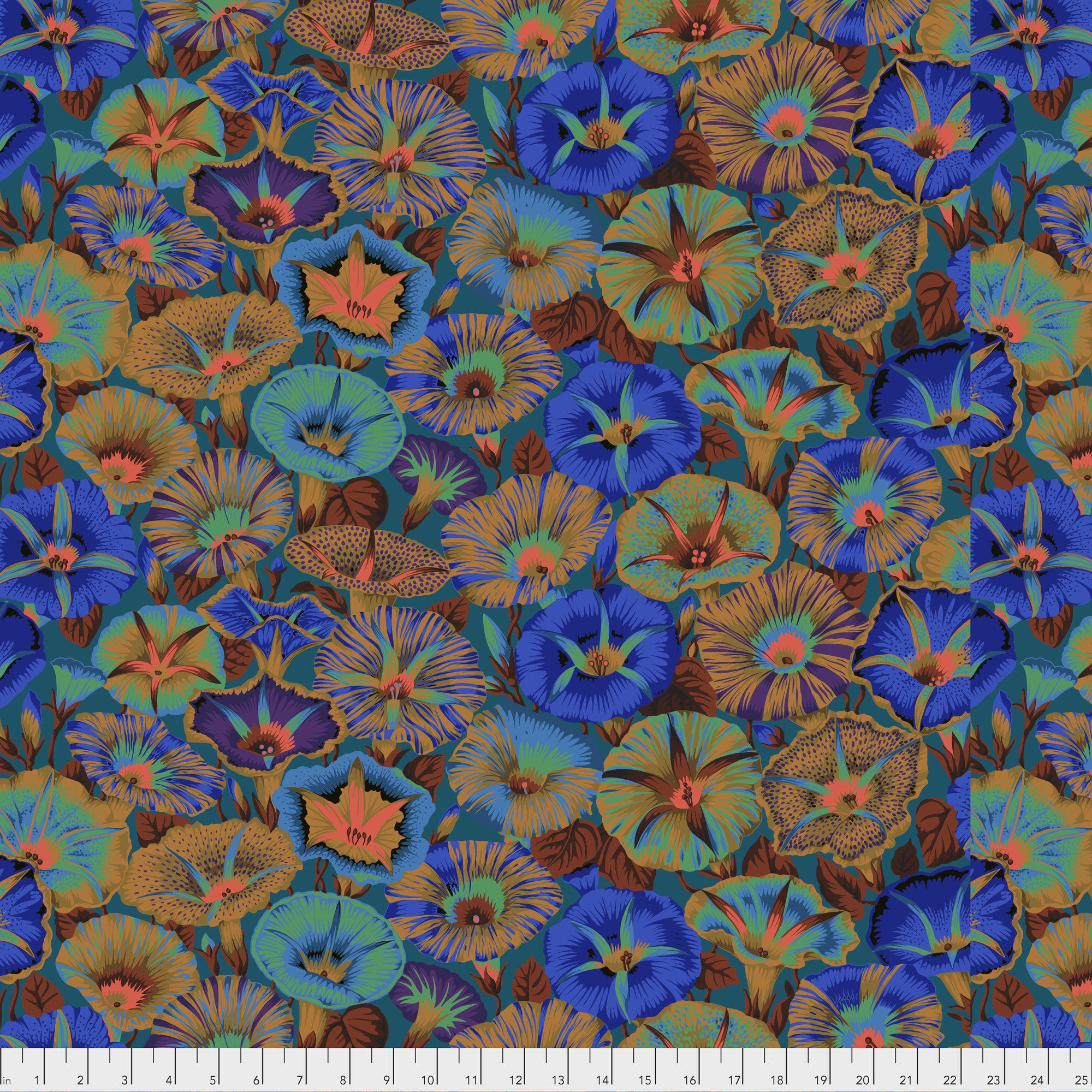 Variegated Morning Glory PWPJ098.BLUE