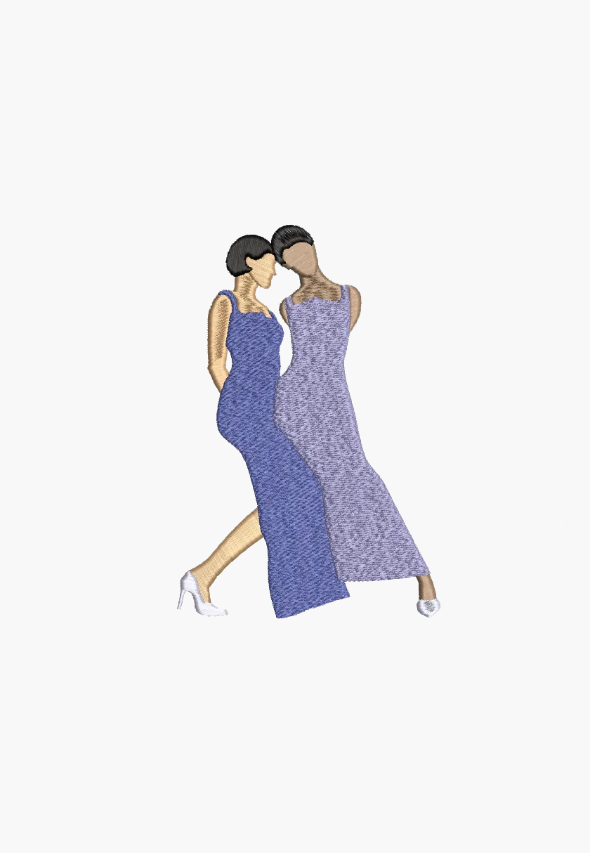 VERSACE WOMEN – Machine Embroidery Design – Instant Download
