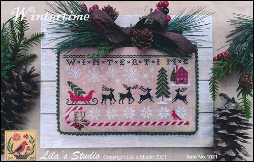 Wintertime Cross Stitch Pattern by Lila's Studio