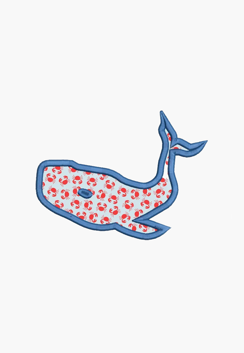 WHALE – Machine Embroidery Design – Instant Download