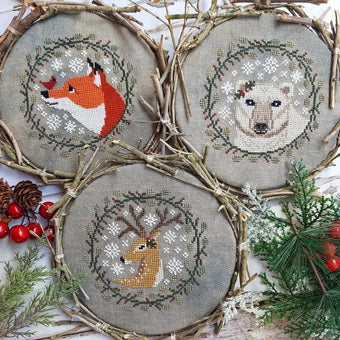 Winter Animals Trio - PuntiniPuntini