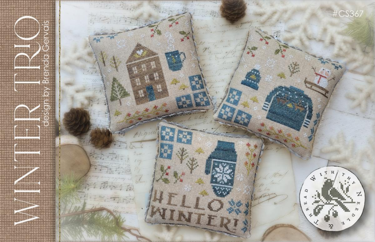 Winter Trio by Brenda Gervais With Thy Needle & Thread