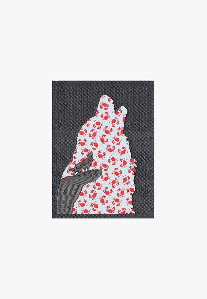 WOLF – Machine Embroidery Design – Instant Download
