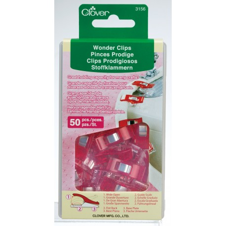 Wonder Clips ~ 50 Count Red